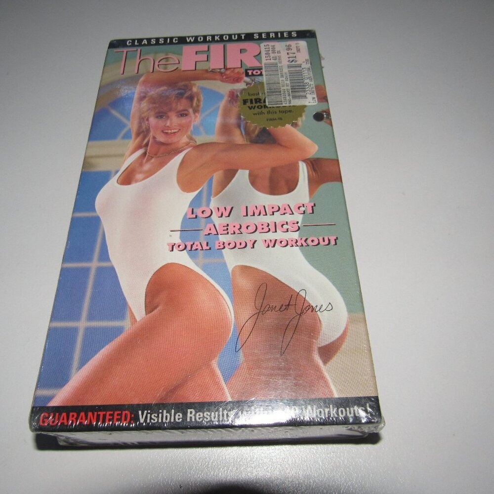 The Firm Classic Workout VHS –Janet Jones Gretzky Low Impact Aerobics Total Body